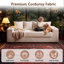 Upholstered 77.2 " Fabric Sofa & Chaise-544317596
