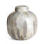 Almeta White Pearl 14" Metal Jar