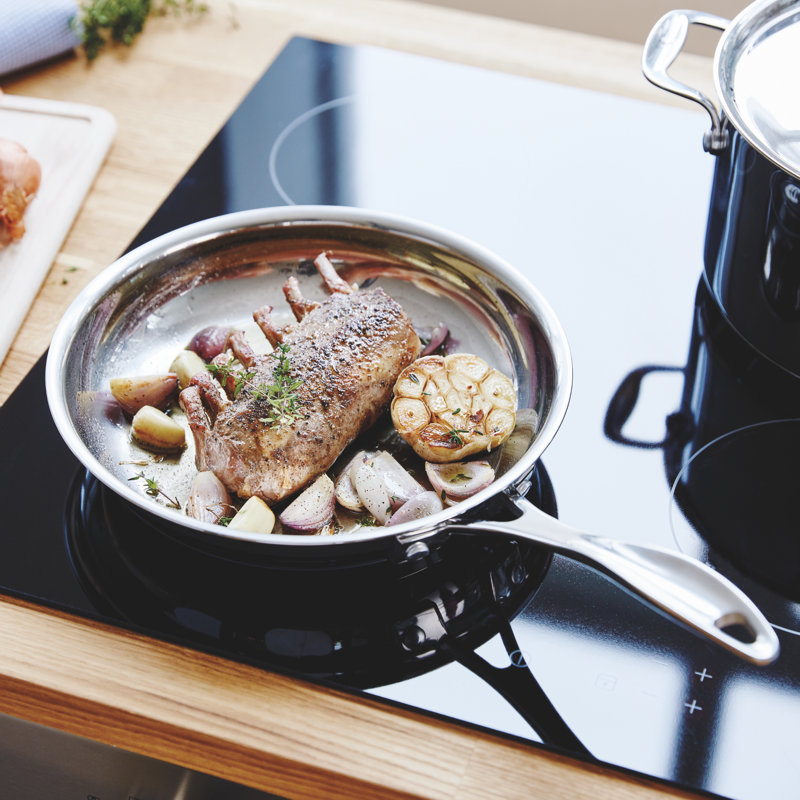 Alva Chef 8" Stainless Steel Non-Toxic Frying Pan Skillet
