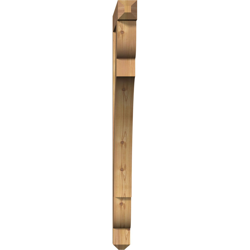 Support pour artisan olympique, Cèdre rouge de l'Ouest (lisse), H 48 po x l 3,5 po x P 36 po