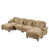 Chenille café clair