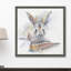 « happy lapin », reproduction d’art encadrée-21128588
