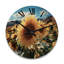 Horloge murale en bois massif Stauton-1445406665
