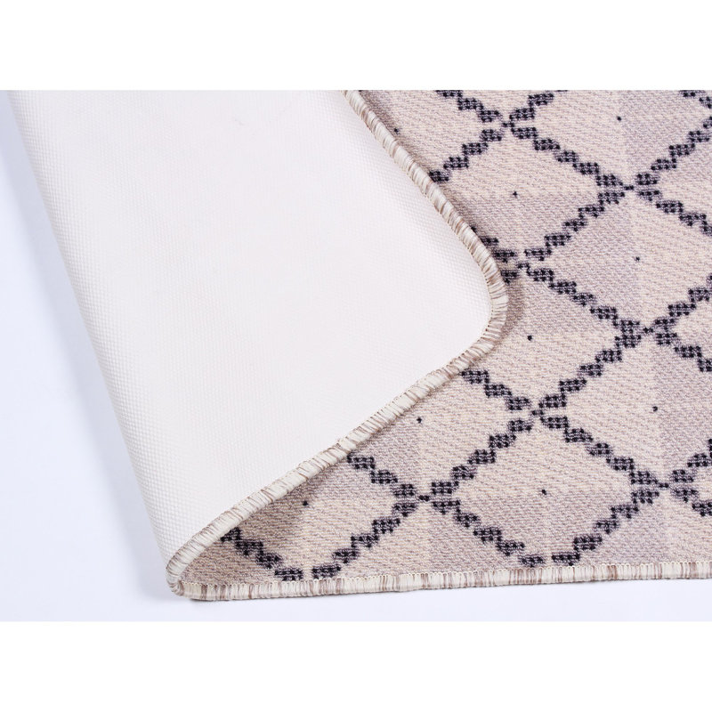 Tapis rayé gris foncé, Rectangle de 2 pi x 3 pi