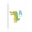 Animal Alphabet - A - impression d'art graphique-52931508-52931509-52931513