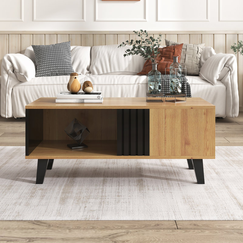 Four Leg Coffee Table with Storage