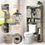 Armoire de rangement au-dessus de la toilette-735509982