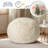 Extra Large Bean Bag Chair For Adults - 5 Ft Giant Lounger, Removable Youth-protected Cover & Locking Zipper, Round Fluffy Plush Sofa For Living Room, Bedroom & Gaming