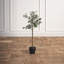 Fausse fleur artificielle en pot