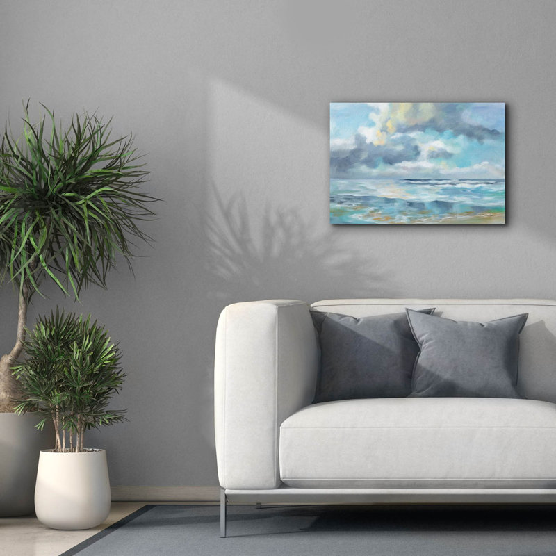 «Summer Clouds» par Silvia Vassileva, art mural sur toile, H 18 po x l 26 po