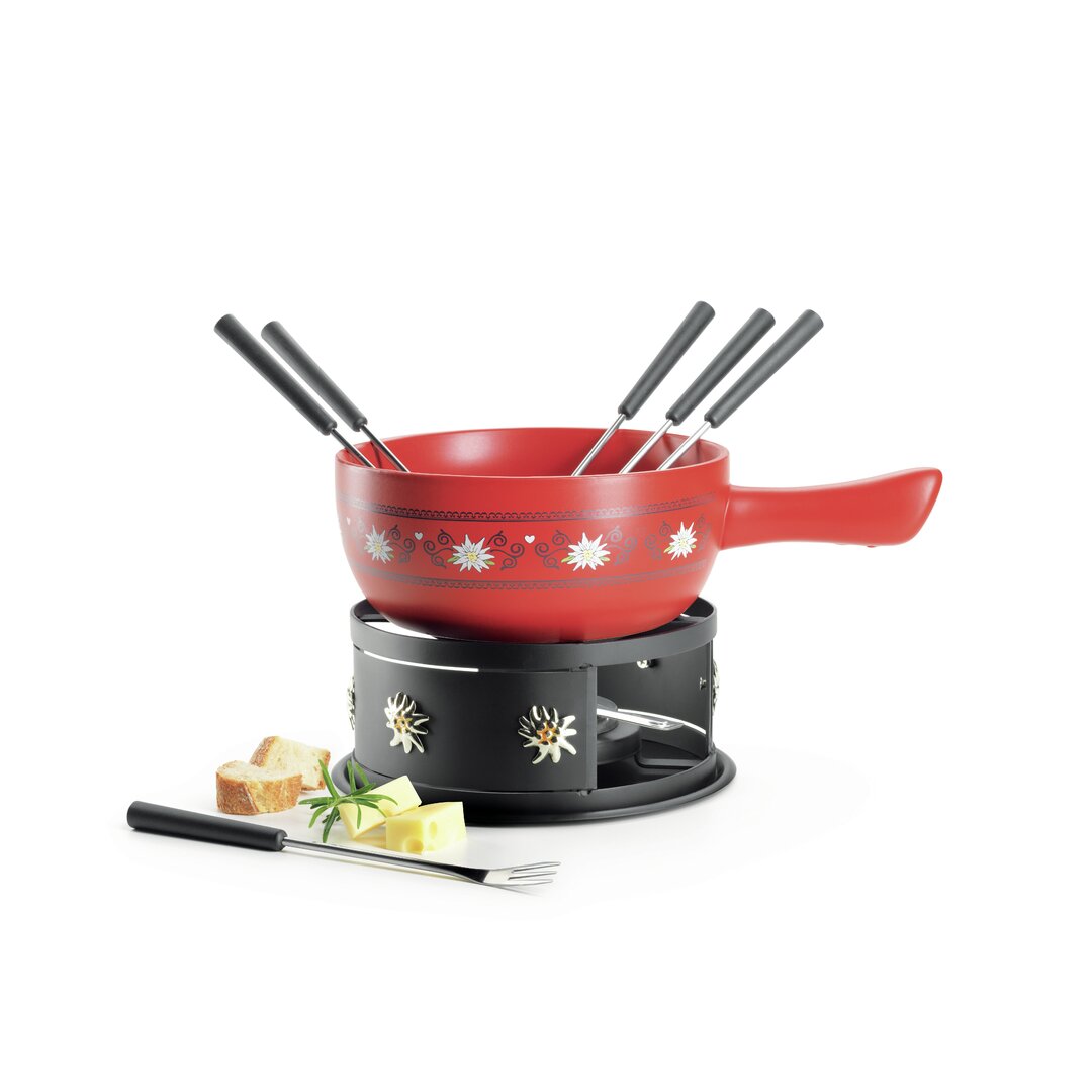 2,6 L Fondue-Set aus Keramik