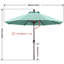 Parasol de patio en oléfine 9 pi 9 pi-681813084
