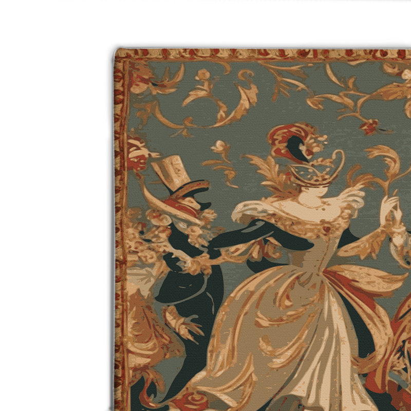 Tapis d'intérieur et d'extérieur brun français, Rectangulaire 2 pi x 3 pi