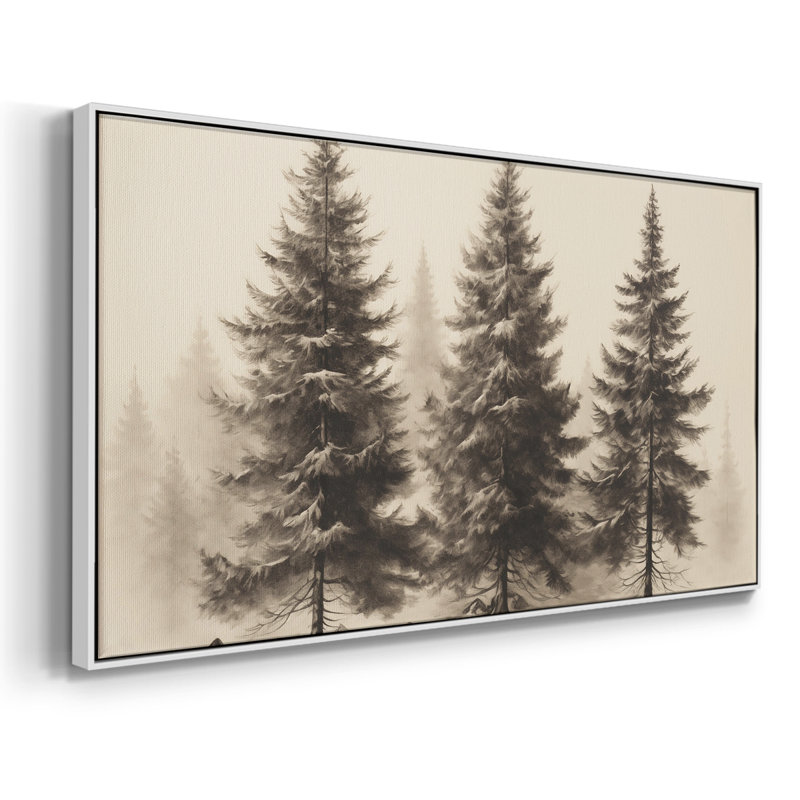 Paysage, série CCI, toile tendue avec châssis, prête à être accrochée, H 21 po x l 41 po, Blanc
