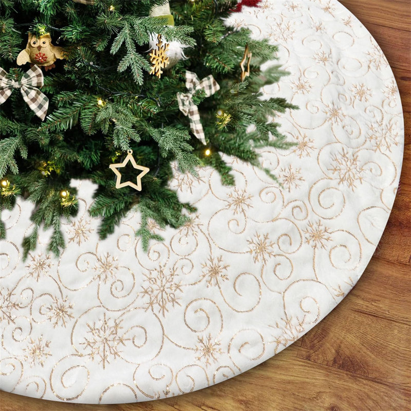 Faux Fur Tree Skirt