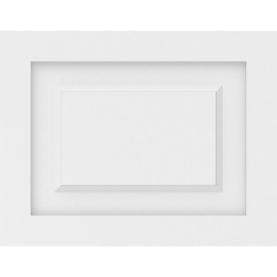 Panneau mural Harrison 3D en blanc