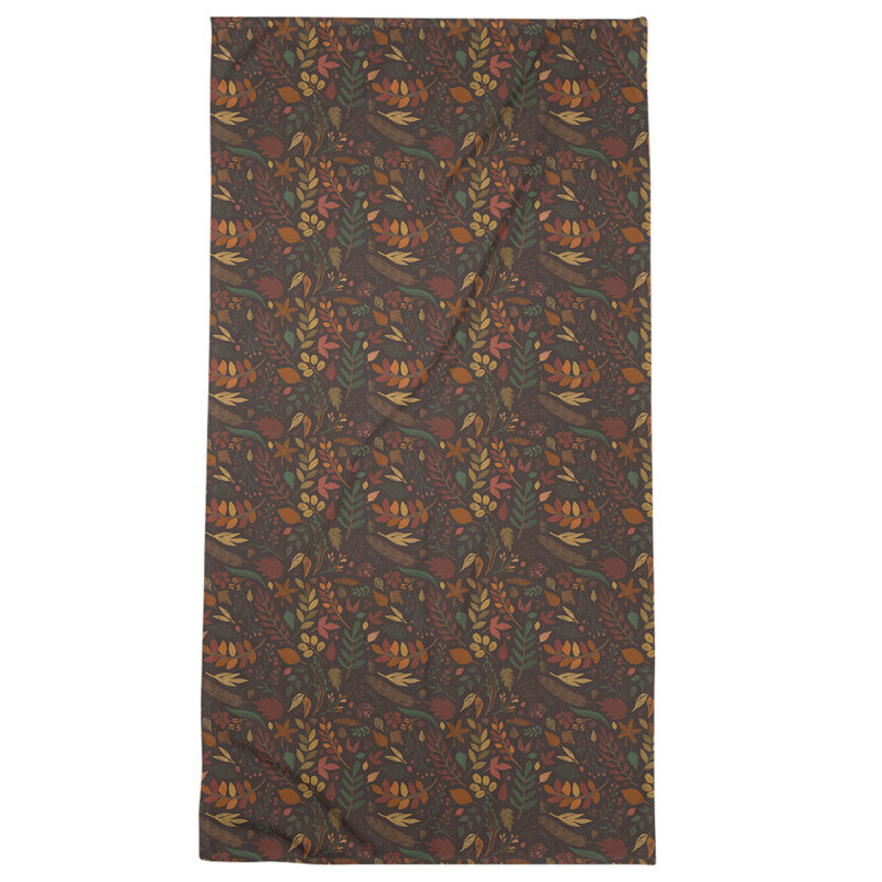 Bath Towel, Dark Brown, Microfiber