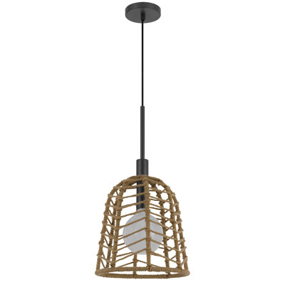 Luminaire suspendu gris anthracite 1 lumière Ullin