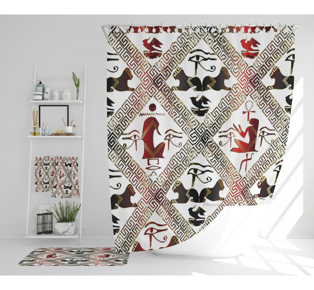 Nesean Polyester Shower Curtain Set