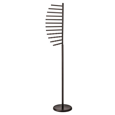Lynk Floor Standing Pivoting Scarf, Belt, Jewelry Holder - Accessory Organizer Rack