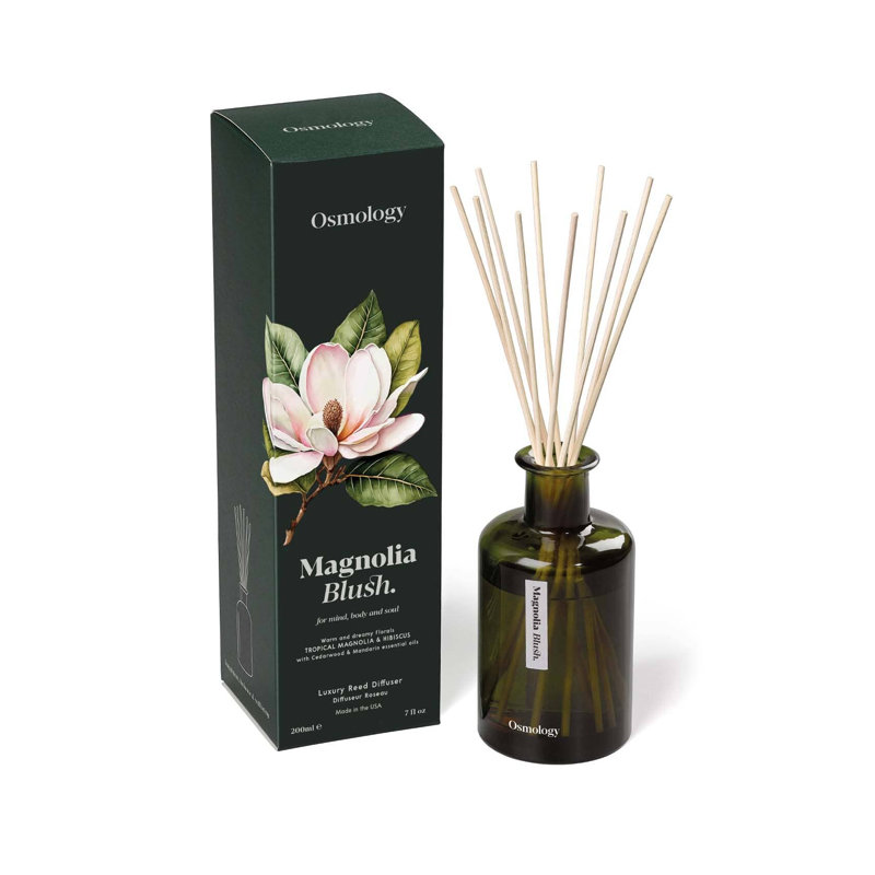 Diffuseur de roseaux Magnolia - Magnolia, hibiscus, bois de cèdre et mandarine