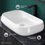 Lavabo vasque rectangulaire en céramique Château 28