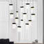 Lustre noir à DEL intégré-94314924