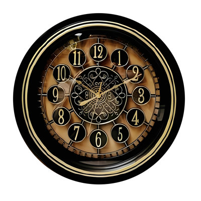Steel Analogue Wall Clock