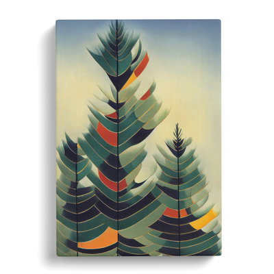 Gowers Pine Tree Design - Wrapped Canvas