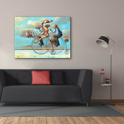 Art mural sur toile Epic Graffiti «Why Not» par Ronald West, 54 po x 40 po