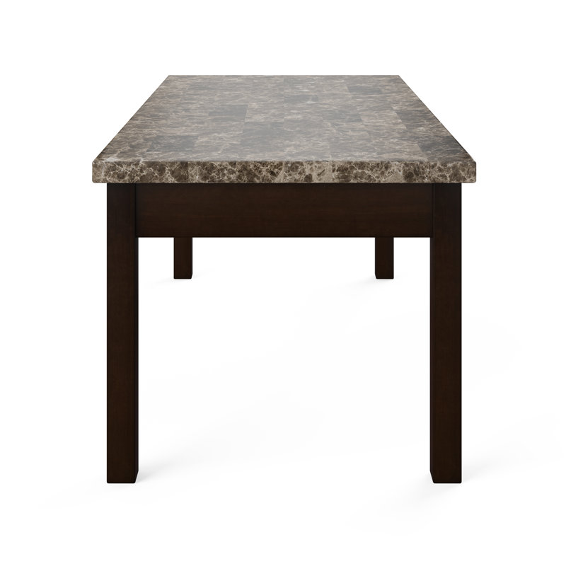 Table basse à 4 pieds Xanthippe, Brun