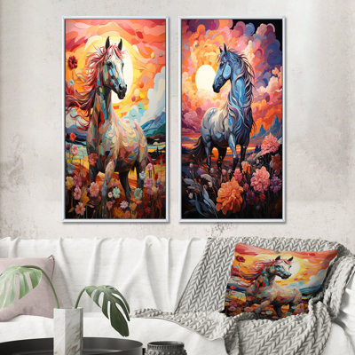 " Carousel Carousel Of Childhood " 2 - Pieces