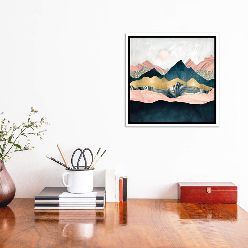 « peluchey peaks » par spacefrog designs-print, H 37 po x l 37 po x P 1,5 po, Toile blanche encadrée