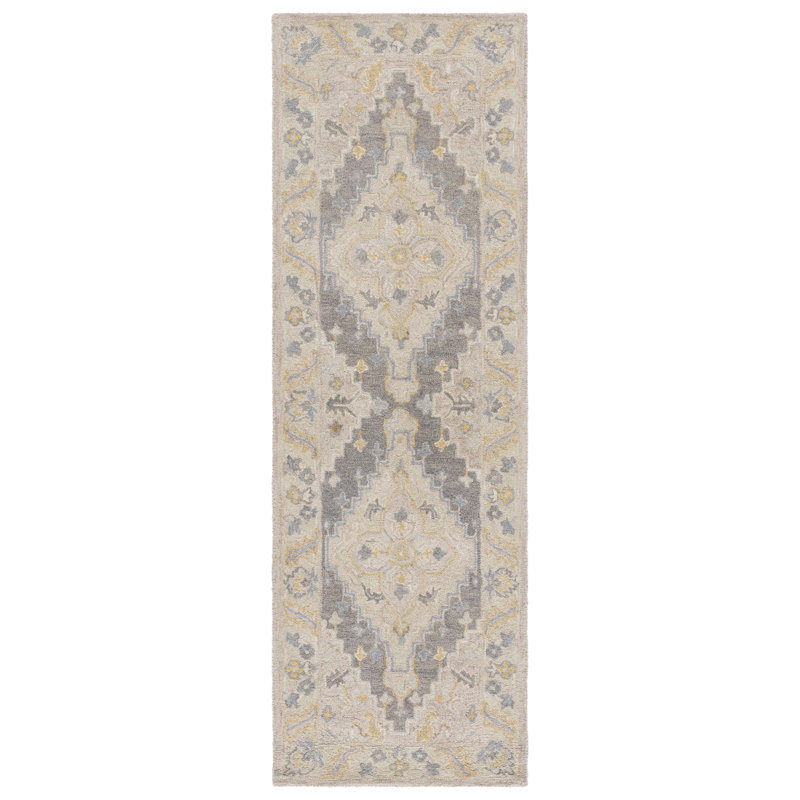 Sebrite Hand Tufted Wool Oriental Rug, Runner 2'3" x 7'
