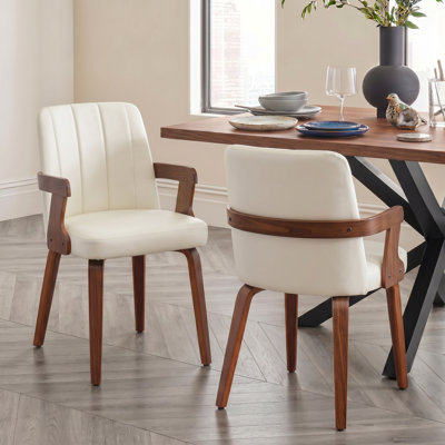 Chaise de salle à manger rembourrée Devault