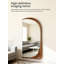Miroir pleine longueur haute définition en bois de style médiéval-129936749