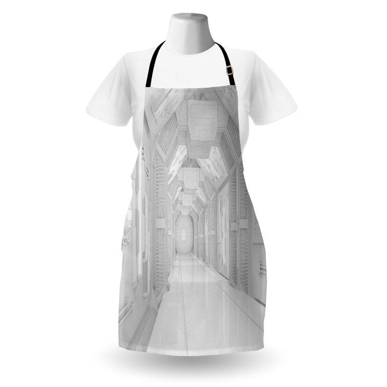 Bless international East Urban Home Outer Space Apron Unisex, Aliens ...