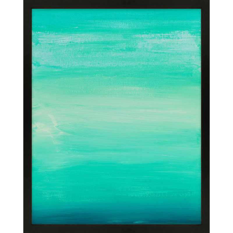 «Geriène Daydream 3» encadré par Andrea Stokes, Papier avec cadre noir, H 20 po x l 16 po x P 1,25 po