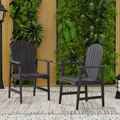 Outdoor Patio Adirondack Dining Chairs