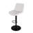Swivel Bar Stools With Adjustable Height (35.03-43.7 Inches), Backrest, And Soft Knit Fabric - Ideal For Kitchen Island, Bar Counter, Dining Room(Set Of 2)-62781682