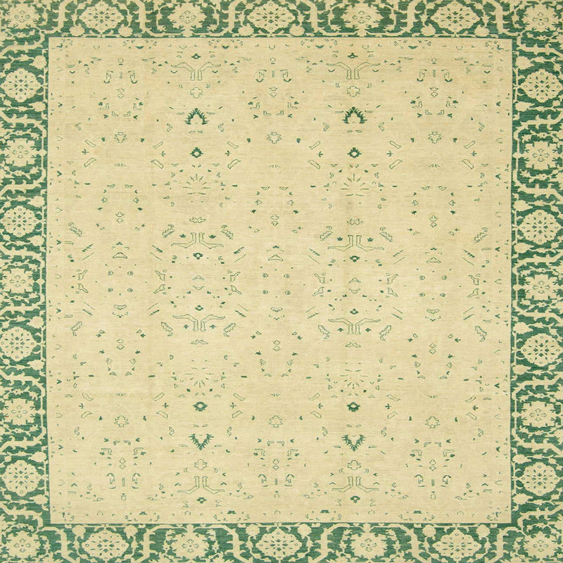 Abstract Indoor Rug, Square 7'