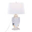 Lampe de table transparente 26 po Prager