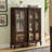 Nut-Brown Solid Wood Display Cases