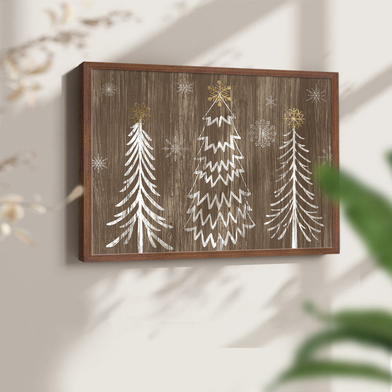 Collection Barnwood Wonderland, reproduction encadrée A, Noyer, H 11 po x l 14 po