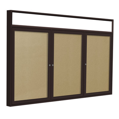 Ghent No Cork Metal Bulletin Board