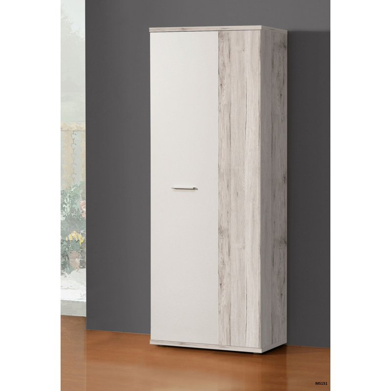 Canonero 18 Pair Shoe Storage Cabinet, Brown/White