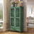Anadia 55'' Tall Accent Cabinet with Openwork Carving Door and Solid Wood Legs Storage 2-Door Carved Wood Buffet Cabinet With Drawer-1316735373