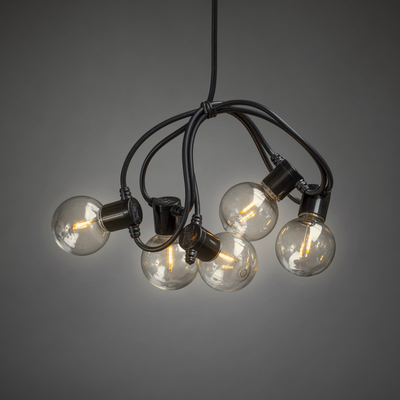 Battery Operated 525cm LED Party String Lights, Amber White
