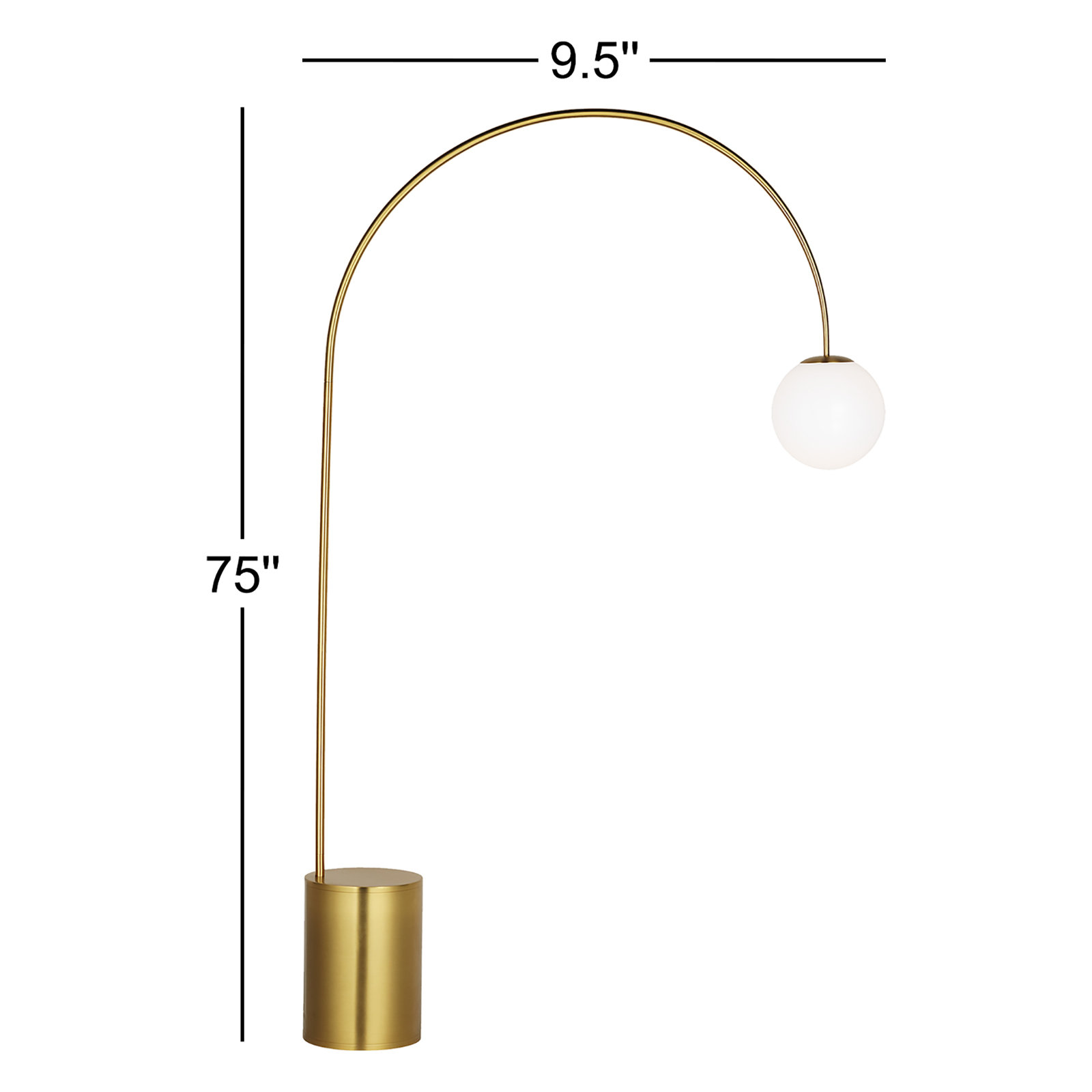 Noemie 75'' Steel Floor Lamp