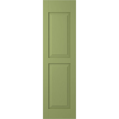 Americraft Two Equal Flat Panel Shutters (Per Pair)